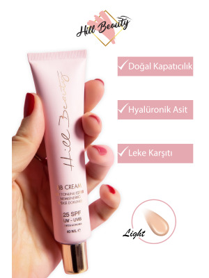 Hill Beauty Hyaluronik Asit Etkili Leke Karşıtı Aydınlatıcı Bb Krem Light 25 Spf 40ml